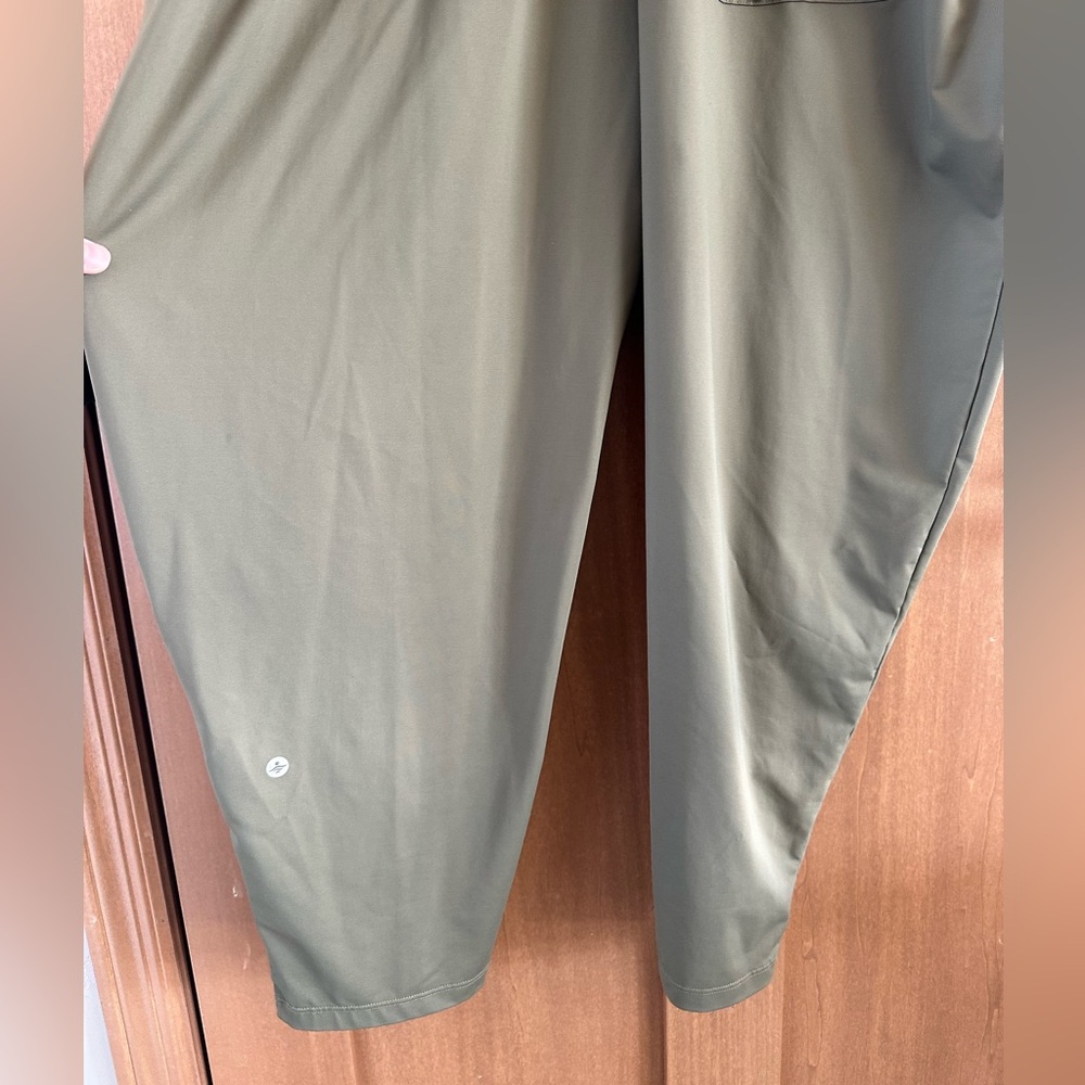 Halara Backless Multiple Pockets Ankle Length Casual Loose Tapered Jumpsuit LG - Picture 5 of 14